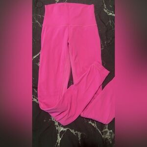 Pink Lululemon Leggings size 2 28’
